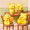 Oso de Miel y Mantequilla de Dibujos Animados Muñeca Linda Adornos de Escritorio Accesorios para Diseño de Micro Paisajes Accesorios de Resina DIY