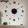 Dormitorio Hogar Nórdico Sala de Estar Creativo DIY Reloj de Pared Simple Digital Moda Espejo Pegatina de Pared Reloj de Pared Personalizado