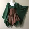 2026Wish Novo Vestido Medieval Feminino de Manga Longa Estilo Europeu e Americano Roupas Versáteis Elegante para o Trabalho e o Trajeto