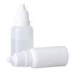 Venta al por mayor de stock 5 10 15 20ml Botella pequeña con gotero Embalaje de pigmento Sub-botella Botella de tinta Punta Botella exprimible