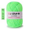 25g 4 fios de algodão de leite médio grosso bola de lã artesanal diy tricô crochê boneca buquê tapete cachecol