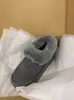 Botas de nieve gruesas, forradas de felpa, engrosadas para mujer, nuevo estilo 2026, sin cordones, cálidas, estilo Birkenstock, zapatos de algodón peludos