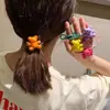 Goma para el pelo de oso estilo coreano, Diadema estilo Ins, Anillo para moño elegante, Accesorio para el pelo de niña linda, Mismo estilo que en Ins