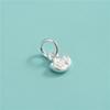 Colgante de plata de ley 999 con forma de Nafu Yuanbao de la suerte, diseño cuadrado dorado, marca Ping An Happy Day, pulsera DIY