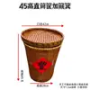 Cesta de bambu trançada antiga estilo antigo cesta de bambu display de vegetais cesta de bambu comercial display de cozinha aberta pá de lixo cesta de chão