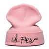 Gorro de Punto Bordado Europeo y Americano Lil Peep Gorro de Pulóver Love lil Peep Gorro de Lana Gorro Hip Hop