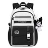 Mochila Lisa Feminina 2025 para Alunos do Ensino Fundamental II e Médio, Mochila Escolar, Armazenamento Leve, Proteção da Coluna com Almofada de Ar, Grande Capacidade