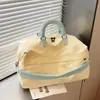 Bolsa de viaje ligera de gran capacidad, bolsa portátil para equipaje de mano de viaje corto, bolsa deportiva de yoga y fitness con separación de compartimentos secos y húmedos