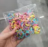 Anillo para Toalla de Bambú Banda para el Cabello Sin Costuras para Niñas Diadema Banda para el Cabello de Bebé Banda Elástica Donut Lindo