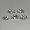 Piedras Preciosas de Óxido de Circonio Blanco Forma Ovalada Alargada 5X15Mm 7X14Mm Piedras de Circonio Blanco Piedras Preciosas Ovaladas Alargadas