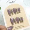 Livro Vermelho de TikTok Explosões Patch de Unha Arte de Unha Fototerapia Usando Peças de Unha Dez Peças de Código-dividing Boutique Unha de Mão