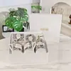 Ouge Lujo Accesible Juego de Tocador de Porcelana Hueso Suministros de Baño Botella de Loción de Aspecto Elegante para Hotel Taza de Enjuague Bucal para Baño Portacepillos de Dientes