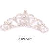 Pegatinas de tela de corona no tejida accesorios para diadema ropa DIY creativa accesorios para el cabello coreanos zapatos y sombreros fabricantes de joyería mayoreo