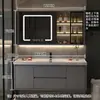 Gabinete de banheiro com lavatório cerâmico integrado, combinação de gabinete com lavatório para banheiro, combinação de gabinete com lavatório, lavatório de pedestal