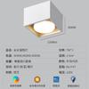 Preh Sala de Estar Sem Lâmpada Principal Full Spectrum Eye Protection Bucket Lamp Grille Lamp Spotlight Downlight