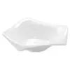 Plato de melamina imitación porcelana, vajilla de hotel, plato frío de restaurante, plato frío, plato triangular, plato salteado de hotel comercial