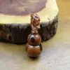 Colgante de Calabaza Tallada en Madera de Azufaifo Rayo, Adorno de Cabeza de Dragón, Llavero de Calabaza, Calabaza en Forma de Espada, Tallado Completamente a Mano