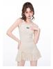 Traje de Baño de Alta Gama para Mujer Verano Conservador y Adelgazante 2025 Nuevo Estilo de Falda Dividida Traje de Baño Push-Up para Pecho Pequeño Fuente Termal Estudiante