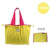 Bolsa Tote Portátil con Cordón para Compras de Supermercado, Bolsa de Almacenamiento de Nylon, Bolsa de Compras para Supermercado, Bolsa de Compras Plegable Ecológica para Viajes