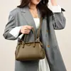 Bolso Transfronterizo para Mujer 2026 Nuevo Tendencia Europea y Americana Boston para Mujer Estilo Retro Commuter Pequeño Bolso Texturizado de Hombro Cruzado