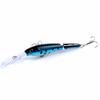 Cebo falso Luya Bait Bionic Multi-section Mino de 13,3 cm/13,4 g, cebo de plástico, cebo duro, cebo biónico sumergido de larga distancia