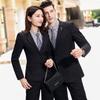 Terno listrado preto masculino e feminino do mesmo estilo terno Propriedade imobiliária Agência imobiliária Atendimento ao cliente Macacões Compra em grupo Negócios Vestuário Ferramentas