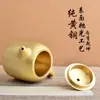 Tetera Pequeña de Latón Olla para Vino Tetera Olla de Mano Seiko Chino Decoración de Escritorio para el Hogar y la Oficina Regalo Artesanal