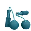 Cuerda de Saltar para Fitness Inalámbrica Silenciosa de Doble Propósito con Cable y Cuerda de Carga para Quemar Grasa, Cuerda de Saltar Inalámbrica con Soporte de Peso para Deportes de Interior