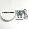 Atacado de Fábrica Base de Luminária Noturna 3D DIY Acrílico USB Monocromática Três Cores Plug-In Controle Remoto Toque Colorida Base