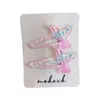 Lindo y Versátil Pinza de Mariposa de Colores para Flequillo, Pinza Bb para Niñas Pequeñas, Dulce Pasador para Fijar el Cabello en la Parte Posterior de la Cabeza