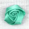 Venta Caliente Transfronteriza 5cm Estéreo Hecho a Mano Cinta Poliéster Flor Rosa DIY Flor de Muñeca Pasador Accesorios de Joyería Flor
