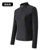 Mesmo Estilo das Marcas Famosas Moletom Quente de Fleece com Zíper Parcial e Manga Longa 10A Antibacteriano Feminino Outono/Inverno Camiseta Esportiva Casual Masculina