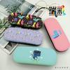 Estudiante Dibujo Animado Estuche Sencillo para Gafas Portátil Anti-presión Pintura en Spray Lindo Animal Pequeño Estuche para Gafas de Lanzadera Set