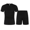 Conjunto de Baloncesto de Dos Piezas para Hombre Verano Transfronterizo 2026, Shorts Deportivos de Manga Corta, Conjunto Deportivo Versátil Casual de Moda