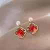 Pendientes de Oro con Moneda Troyana Microincrustada para Mujer 2025 Nuevo Estilo Caliente Pendientes de Alta Gama Exquisitos Únicos Hermosos Pendientes