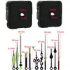 2 juegos de punteros para movimiento de reloj de cuarzo, venta caliente en Amazon, movimiento para reloj de pared DIY, puntero de metal luminoso de madera
