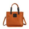 Bolsa Feminina Personalizada em Couro Genuíno Couro Bovino de Primeira Camada Bolsa Quadrada Pequena Retrô Bolsa de Mão com Estampa de Pena Bolsa de Ombro Feminina Processamento de Bolsas