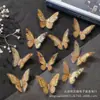 Mariposa Colorida Dorada Estéreo 3D Libro Paquete Completo de Materiales Regalo Hecho a Mano DIY para Mejor Amigo y Novia