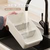 Caixa de armazenamento refrigerada com gaveta deslizante para cozinha, ideal para frutas e ovos frescos, e também para congelamento.