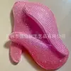 Adesivo de Pente Pente Cravejado de Diamante Adesivo de Diamante Adesivo de Pedra Falsa de Diamante Processamento de Pente Massageador Cravejado de Diamante