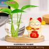 Estilo Moderno Gato da Sorte Móveis para Casa Decorações de Mesa Vaso de Mesa Plantas Verdes Hidropônicas Utensílios de Cultura em Água Presentes