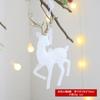 Brillo colgante pequeño decoraciones árbol de Navidad colgante de plástico accesorios de campana decoración de niña de cinco estrellas se puede lote mixto