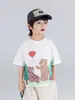 Camiseta de manga corta para niño Lanweiliyang ropa de verano 2026 nueva ropa para niños top fino de verano para bebé