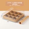 Caja de Picnic Desechable Empaque para Fruta Sushi Lonchera Gran Capacidad Caja para Snacks Cartón Kraft Grado Alimenticio Envío Gratis