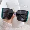 Gafas de Sol Polarizadas para Mujer 2022 Nuevas Cuadradas Sin Marco de Alta Textura Anti-UV Mismo Estilo que Chattering