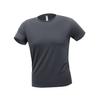 Protector solar deportivo de alta gama absorbente del sudor de manga corta de verano seda de hielo camiseta cultural overol deportivo de secado rápido cuello redondo personalización