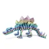 Impresos en 3D Transfronterizos Más Vendidos Esqueleto de Dinosaurio Estegosaurio Articulaciones Deformables Adornos Regalos Hechos a Mano Artesanías Juguetes de Moda Celebridades de Internet