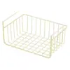 Cesta de armazenamento suspensa sob a mesa desktop dormitório coisas boas guarda-roupa artefato de organização armário de cozinha prateleira de armazenamento suspensa ao lado da cama
