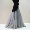 Falda Plisada, Falda de Malla, Falda de Gasa de Hada, Falda Larga de Longitud Media, Falda de Baile, Falda de Baile Cuadrado, Mayoreo