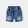 Nuevos Shorts de Mezclilla de Verano 2024 para Niños Pequeños Estilo Coreano Casual Pantalones para Niños Moda Trendy Cintura Suelta Shorts de Largo Medio